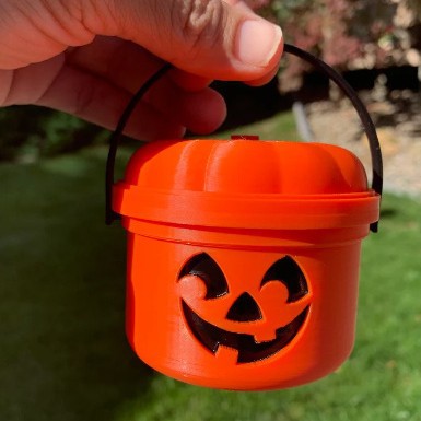 Wholesale Printed Halloween Nostalgia Buckets Pumpkin Bucket